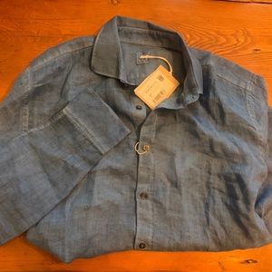 120% Lino long sleeve button up 2xl